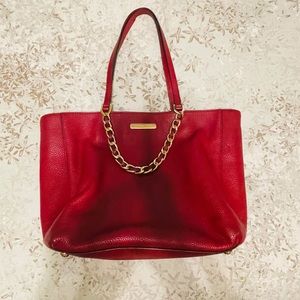 Michael Kors Harper Large East West Tote, Red